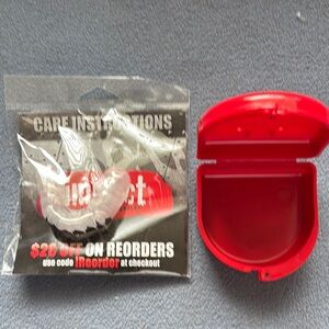 Pact Red Mouthguard with Case